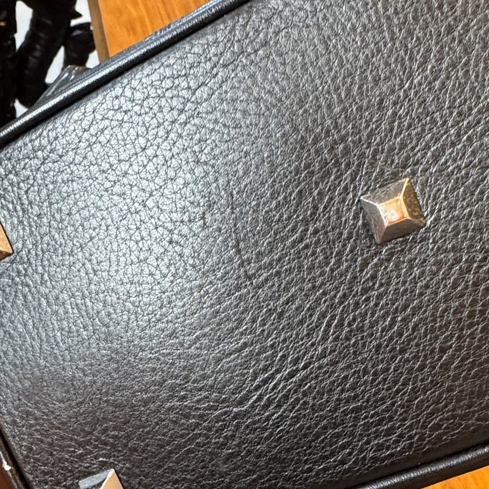 MCM Black Embossed Leather Visetos Crossbody Bag with Silver Hardware - Picture 15 of 16